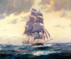 Frank Vining Smith Musings of Wave Reproduction – Giclee Canvas/Paper/Stretched