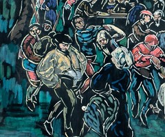 Evelyn Metzger (NY,Brazil,1911-2007) oil painting 129941