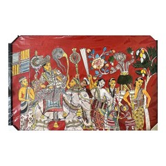 Original Sri Lankan Buddhist Art Jathaka Painting Hand-Painted Acrylic Canvas