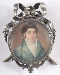 Andre-Claude Boissier (1760-1833) „Young gentleman in green frock-coat“, 1818