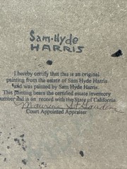 Sam Hyde Harris Painting Antique California Landscape Impressionist Famous Oil