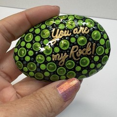 Encouragement, Love, and Kindness Rock – Hand-Painted By Jadel Rocks