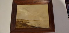 Don Hornberger (1921-2006) Listed Artist Original Painting Signed Acrylic Framed