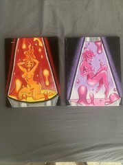 Original Artwork – Lava Lamp Girls – Acrylic Paintings Set Of 2! Kanvasbykennedy