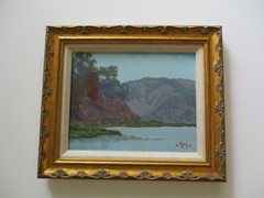 MATTHEW MICHAEL REYNOLDS ORIGINAL OIL PAINTING LISTED AMERICAN CALIFORNIA RARE