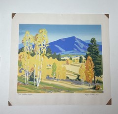 Alfred Wands “Golden Days” Serigraph Pencil Signed and Numbered 46/150