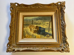 California Painting Landscape American Pechengo Country Vintage 10” Ralph Love