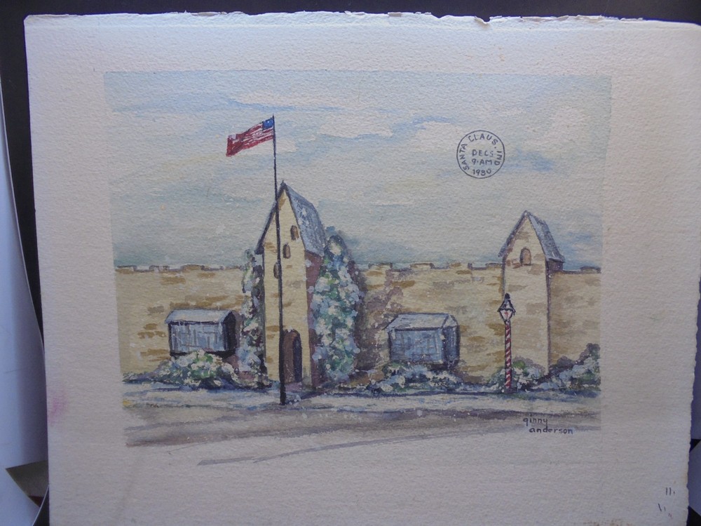 Watercolor Original Signed and Dated 15″x11.5″