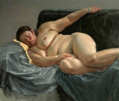Hand-painted oil painting art female woman chinese nude on canvas 30″X40″