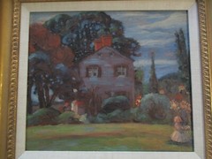 VINTAGE IMPRESSIONISM EXPRESSIONISM PAINTING OIL ANTIQUE NEW JERSEY EXHIBITED
