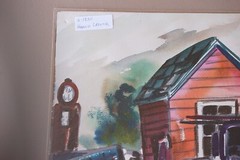 Vintage Harold Laynor – Water color on paper Lanscape Painting – Not framed