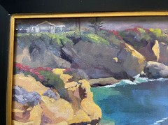 Colby Zeiser Painting Beach Coast Landscape American Listed Cliffs Shore Line
