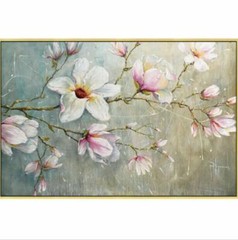 High quality Large oil Painting flowers on canvas Handmade modern art wall decor
