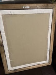 Watercolor Paint By Number Garden Door 🚪 Framed 18 1/2 X 22 1/2