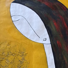 In The Style Of Amedeo Modiglian late 1800s-early 1900s Signed Fong 2000 30×20