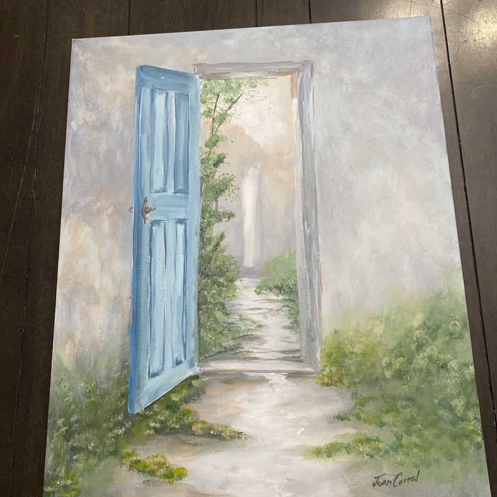 Original Acrylic Painting on canvas 16”x 20” COA Signed By Juan Corral