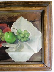SUE MAY GILL 1887-1989 OIL PAINTING ON CANVAS SIGNED AMERICAN Philadelphia Ten