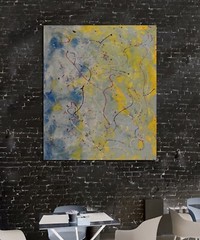 Jackson Pollack style ￼painting￼ 72” X 60”Acrylic, Abstract,POP,XL,Modern,Landsc