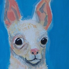 Custom 6×6 inch Pet Portrait Painting Decor acrylic panel dog cat