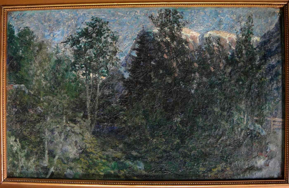 Oyvind Heggtveit, Norwegian artist. Mountain landscape Norway c1910