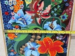 Noel Spangler ~Flower Forms II, A Country Gathering~ Enamel On Aluminum Painting