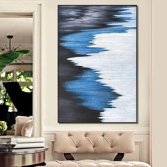 Wall Art Abstract Handpainted Oil Painting On Canvas Restaurant Decor