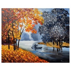 Alexander Antanenka „Happy Along“, Hand Signed Original Painting on Canvas