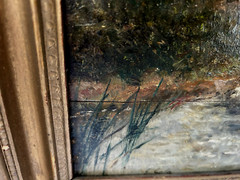 Antique Oil Painting Emilio (Conte) Gola 1851-1923 Italian Impressionist