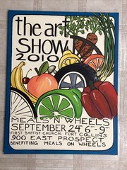 Original Painting Meals on Wheels Fort Collins CO 2010 22×28 Canvas