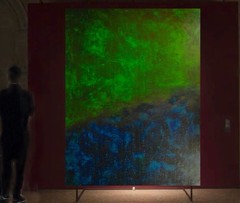Mark Little Original Giant Canvas Painting 84”X62” (7 Foot) Abstract Modern XL