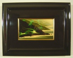 Rare Eyvind Earle Original Painting Acrylic on board Hand Signed Framed
