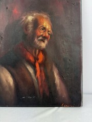 Alberto Cecconi (Firenze 1897-1971) Oil On Canvas Painting Fine Realism Art