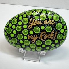 Encouragement, Love, and Kindness Rock – Hand-Painted By Jadel Rocks