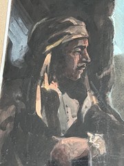 Carl Oscar Borg (1879 – 1947) Rare Original Illustration Art Painting