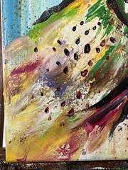 Atherton Original 11×14 Trout Fishing Painting Fly Fishing Acrylic on Canvas