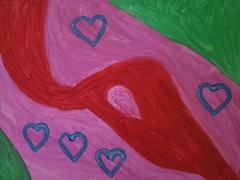painting on canvas hand painted