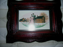 P. Buckley Moss Framed Picture 6 1/2 x 5 1/4