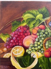 Original Painting oil on canvas, Still Life, 18x24inch, Kitchen Decor, home Gift