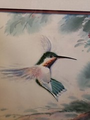 Watercolor Painting Richard E. Williams Artist „The Nest“ Signed Numbered