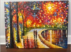 Leonid Afremov „Spirits by the Lake“ Painted and signed by Leonid Afremov 30×40 