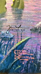 Thomas Kinkade ~ Princess and the Frog 18×27 Publisher Proof ~ 2 M.H. Certs