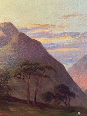 Framed Oil On Canvas – Scottish Landscape by Francis E Jamieson (1895-1950)