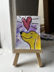 ACEO Art Card signed original 2.5×3.5