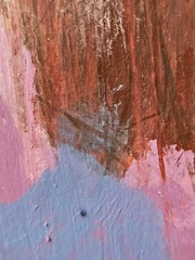 Original Painting Art Abstract Face Expressionist Woman Portrait 14×11