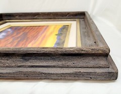 2009 Signed/Framed „Sunset“ Oil Painting by Martin Pavletich/Orange Red/Yellow