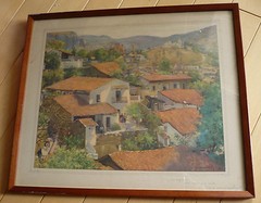 PENCIL SIGNED LITHOGRAPH PRINT FAMOUS LISTED, CALIFORNIA CALIF CA, WARSHAWSKY