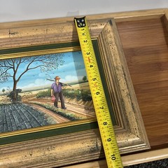 Jan Bacur 1994 Original Painting Babka Kovacica Serbia Art Artist Slovak Rare