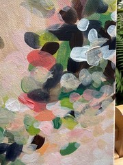 Original Abstract Art Painting „Confetti Bloom“ Acrylic Signed Canvas 12×12