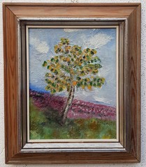 Oil painting painting oil painting masterpiece landscape nature forest field 52