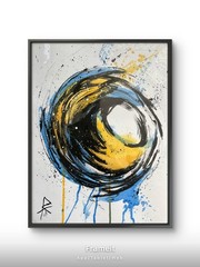 FIFA World Cup Sweden Abstract Football Painting Original Modern Art